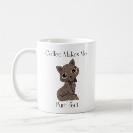 コーヒーで私は完璧に - コーヒー豆 猫 - コーヒーマグカップ