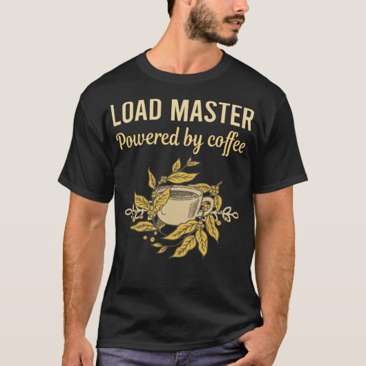 コーヒーで駆動 – ロードマスター Tシャツ (正面)