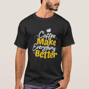 コーヒーでTシャツの品質を向上 Tシャツ
