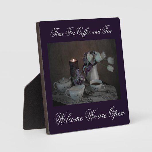 コーヒーとお茶の時間が楽しめるプラーク フォトプラーク (正面)