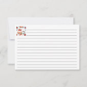 コーヒーとさくらんぼケーキのレシピカード (裏面)