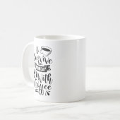 コーヒーとともに月曜日を乗り切る コーヒーマグカップ (正面左)