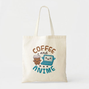 コーヒーとアニメ トートバッグ