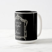 コーヒーとイエスに煽られる ツートーンマグカップ (正面右)