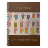 コーヒーとイエスのノート ノートブック (正面)