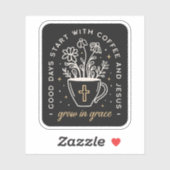 コーヒーとイエスの引用文暗色学美学 シール (シート)