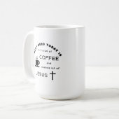 コーヒーとイエス コーヒーマグカップ (正面左)