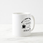 コーヒーとイエス コーヒーマグカップ (正面右)