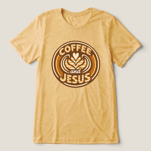 コーヒーとイエス トライブレンドTシャツ (デザイン正面)