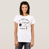コーヒーとイエス Tシャツ (正面フル)