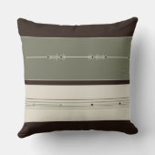 コーヒーとオリーブ クッション (裏面)