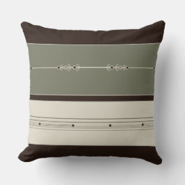 コーヒーとオリーブ クッション