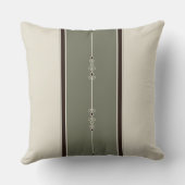 コーヒーとオリーブ クッション (裏面)