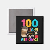 コーヒーとカオスの日 – 学校茶の100日目 マグネット (正面/裏面)