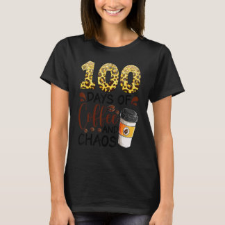コーヒーとカオスの100日 100日目の学校 F Tシャツ