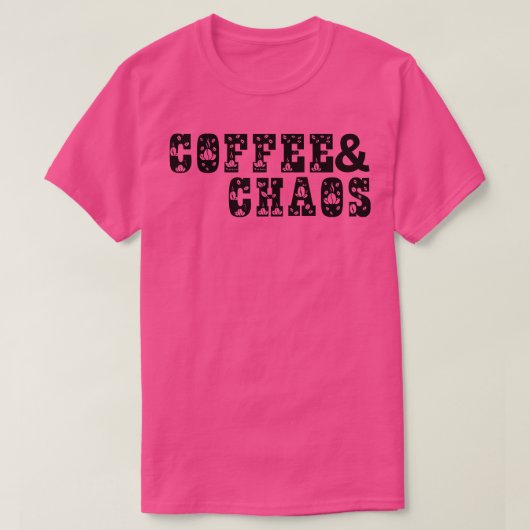 コーヒーとカオス12 Tシャツ (デザイン正面)