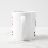 コーヒーとカオス 面白いフレーズ ジャンボコーヒーマグカップ (裏面)