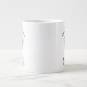 コーヒーとカオス 面白いフレーズ ジャンボコーヒーマグカップ (正面)