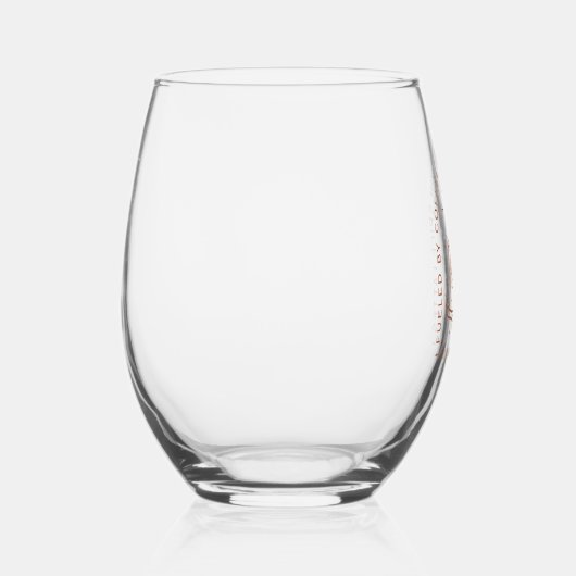 コーヒーとカボチャのスパイスラテで燃料を供給する ステムなしワイングラス (右)