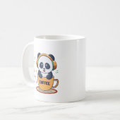 コーヒーとカントリーミュージックに癒される コーヒーマグカップ (正面左)