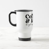 コーヒーとキスで一日をスタート トラベルマグ (左)