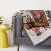 コーヒーとキリストが魂を温める スローブランケット