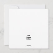 コーヒーとクッキーのノートカード シーズンカード (裏面)