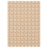 コーヒーとクッキーのパターン テーブルクロス (正面)