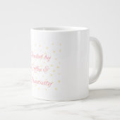 コーヒーとクリエイティビティのマグカップで燃料 ジャンボコーヒーマグカップ (正面右)