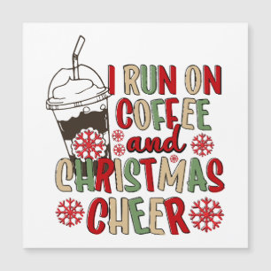 コーヒーとクリスマスの喜びで動く