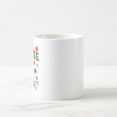 コーヒーとクリスマスの喜びで走る!面白いアヒル コーヒーマグカップ (中央)
