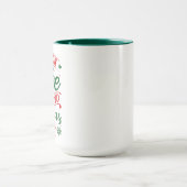 コーヒーとクリスマスの喜び マグカップ (中央)