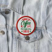 コーヒーとクリスマスの喜び 缶バッジ (インサイチュ)