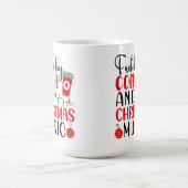 コーヒーとクリスマスの音楽で盛り上がる コーヒーマグカップ (中央)