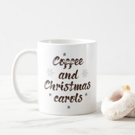 コーヒーとクリスマスキャロル コーヒーマグカップ