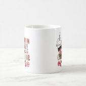コーヒーとクリスマス応援レトログルービークリスマス コーヒーマグカップ (中央)