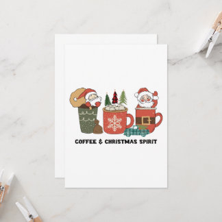コーヒーとクリスマス精神 招待状