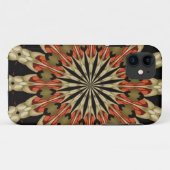 コーヒーとクリーム付きコーラルマンダラ Case-Mate iPhoneケース (裏面(横))