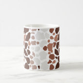 コーヒーとクリーム抽象芸術モザイクコーヒーマグ コーヒーマグカップ (中央)