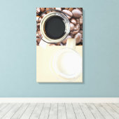 コーヒーとクリーム キャンバスプリント (インサイチュ (ウッドフロア))