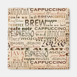 コーヒーとクリーム マグネット