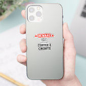コーヒーとクレジットを使用したCPA | 会計士おもしろい シール (スマートフォン)