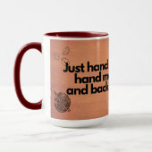 コーヒーとクロシェ・マグ マグカップ (左)