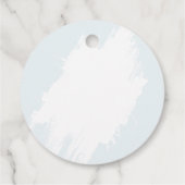 コーヒーとクロワッサン ブライダルシャワー フェイバータグ (裏面)