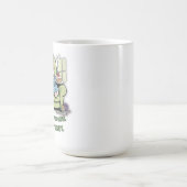 コーヒーとケーキの可愛い子猫 - 楽しい猫 コーヒーマグカップ (中央)