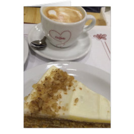 コーヒーとケーキ