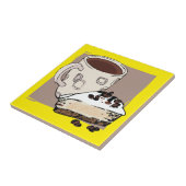 コーヒーとケーキ タイル (側面)