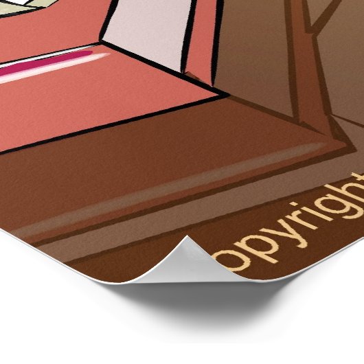 コーヒーとケーキ ポスター (角)