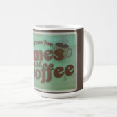 コーヒーとゲームタイムエピックヴィンテージビベス コーヒーマグカップ (正面右)