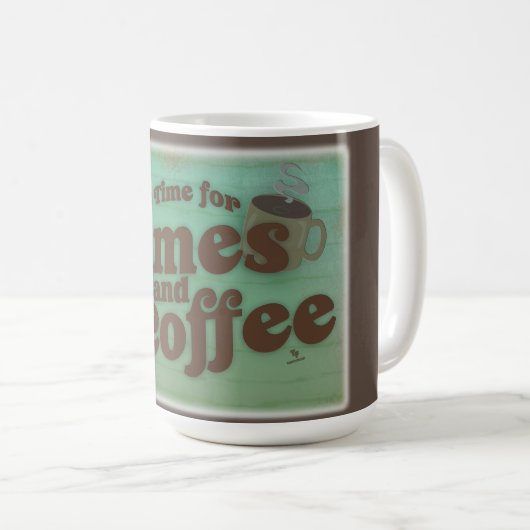 コーヒーとゲームタイムエピックヴィンテージビベス コーヒーマグカップ (正面右)